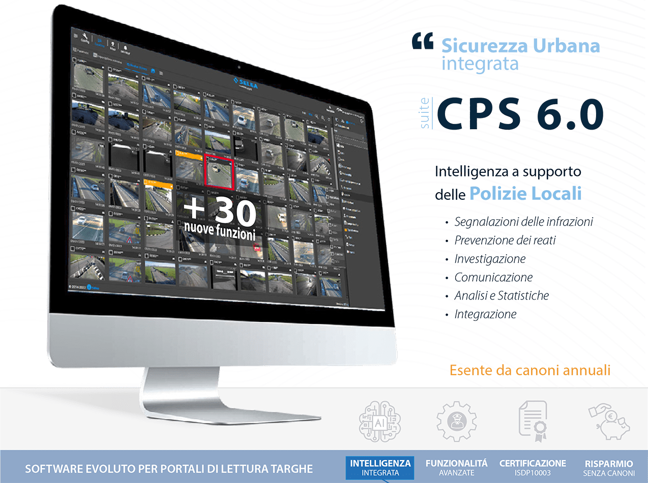 selea cps software gestione transiti lettura targhe